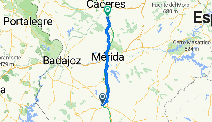 Mérida - Aldea del Cano