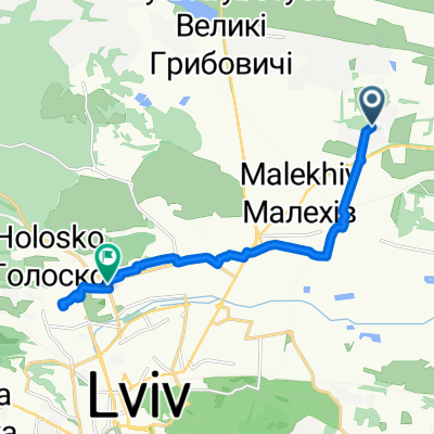 вулиця Володимира Великого to вулиця Гетьмана Мазепи 1б
