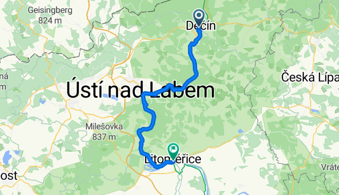 Děčín - Litoměřice