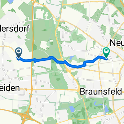 Ottostraße, Köln nach Am Alten Güterbahnhof, Köln