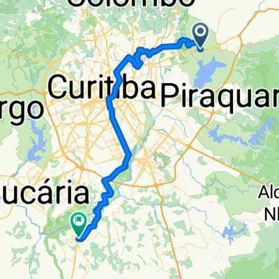 Rua Professora Nilce Terezinha Zanetti to Rua Jacarandá