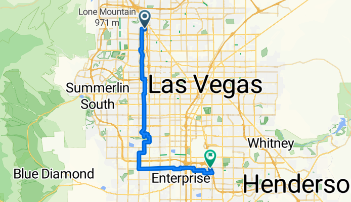 Beginning route to work