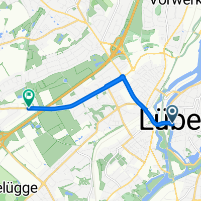 Lübeck naar camping
