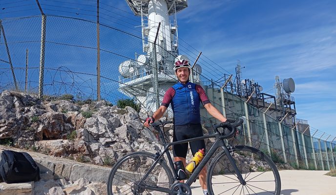 Foto 1 de la ruta de Bikemap "ASCENSO AL MONT-SAINT-BAUDILLE"