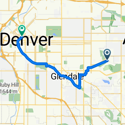 Route in Denver