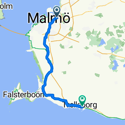 Solgatan, Malmö to Järnvägsgatan, Trelleborg