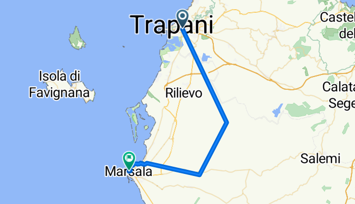 Route to Marsala