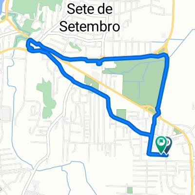 De Rua Santa Cecília a Rua Botuvera
