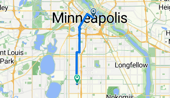 S Second St, Minneapolis to Nicollet Ave, Minneapolis