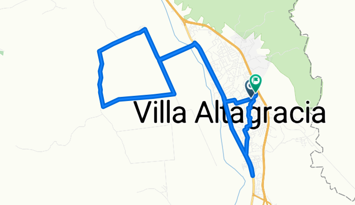 De Calle La Altagracia a Calle La Altagracia