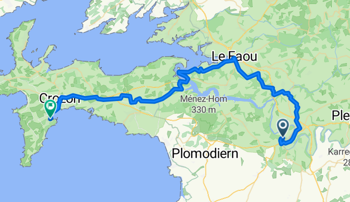 De Châteaulin a Crozon