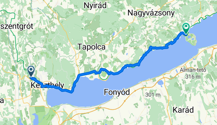 Hévíz - Tihany