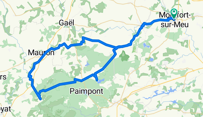 Ruta en Montfort-sur-Meu