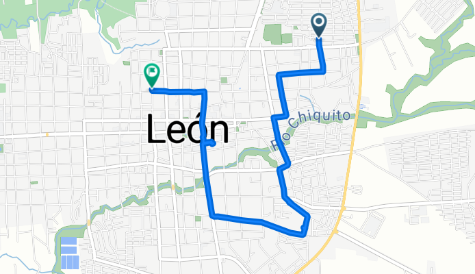 Le贸n a 4 Calle Norte, Le贸n