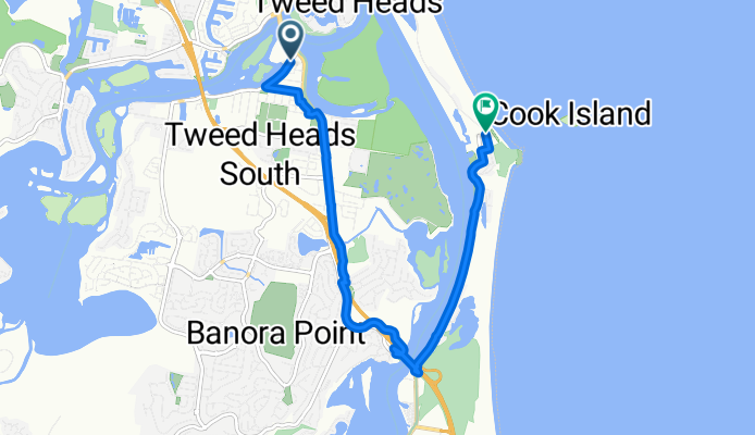 Dry Dock Rd, Tweed Heads South to Marine Pde, Fingal Head