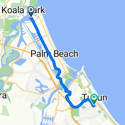 Gold Coast Hwy, Palm Beach to Toolona St, Tugun