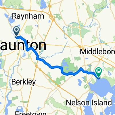 Danforth St, Taunton to Staples Shore Rd, Lakeville