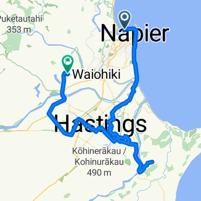Nelson Quay, Napier to Fernhill, Napier