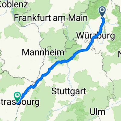 Wittisheim - Straßburg