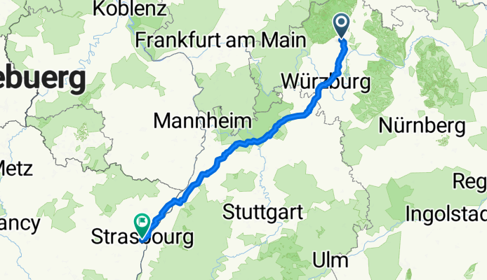 Wittisheim - Straßburg