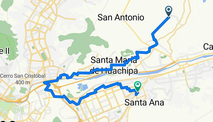 Ruta para Rumbo Agraria