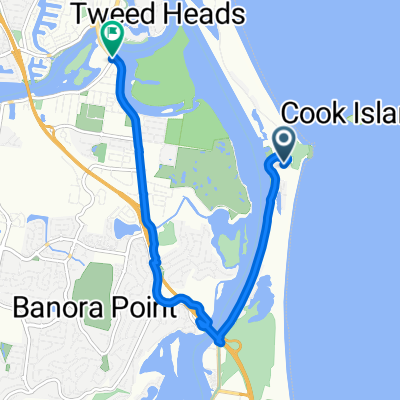 Bambery St, Fingal Head to Dry Dock Rd, Tweed Heads South
