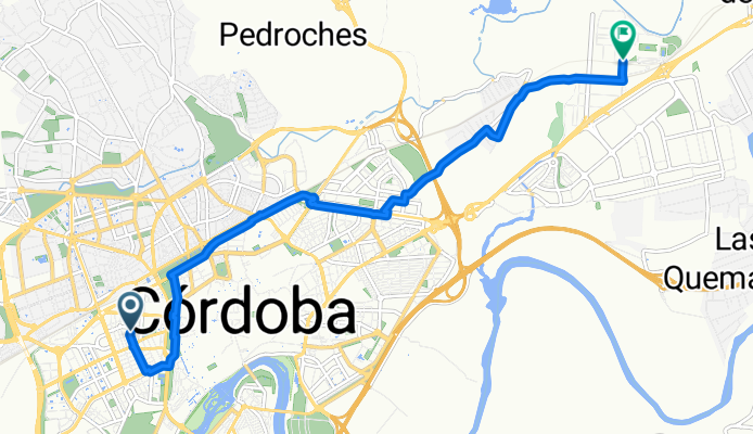 De Calle Diego Serrano a Campus Universitario de Rabanales