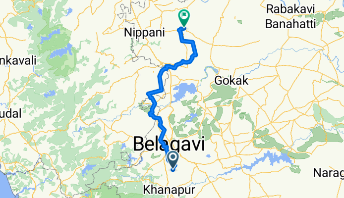 PGVH+667 to Basaveshwar Krushi Kendra