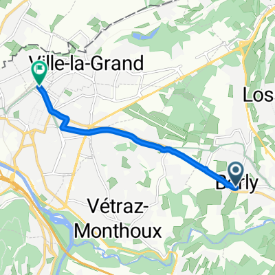 Chemin Lapraz, Cranves-Sales à Annemasse