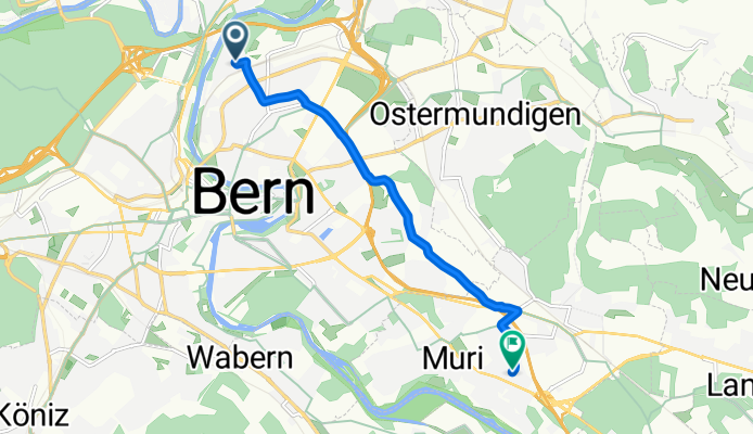 Dändlikerweg, Bern nach Ammannstrasse, Muri b. Bern