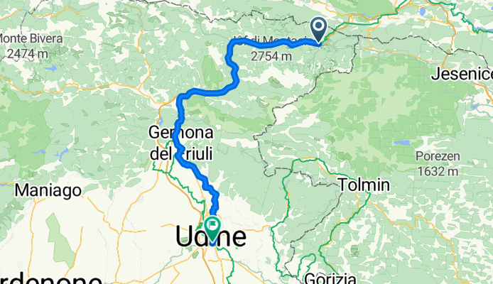 Largo Piave, Tarvis nach Viale Europa Unita, Udine