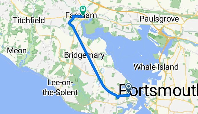 Henry Player Avenue, Gosport to High Street, Fareham