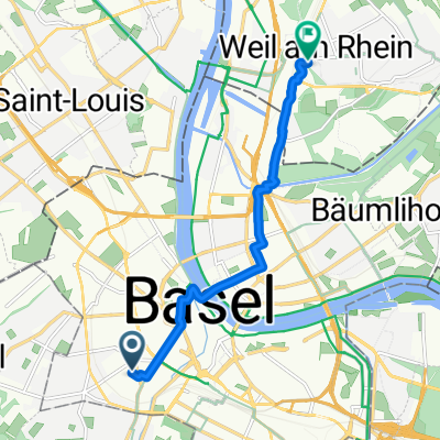 Von Basel bis Weil am Rhein