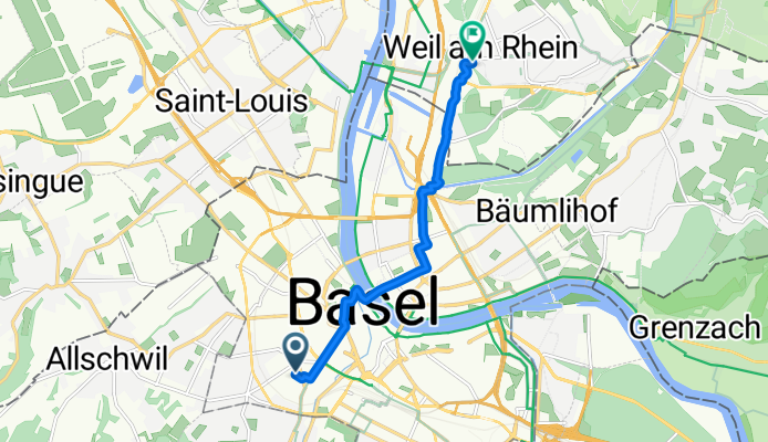 Von Basel bis Weil am Rhein
