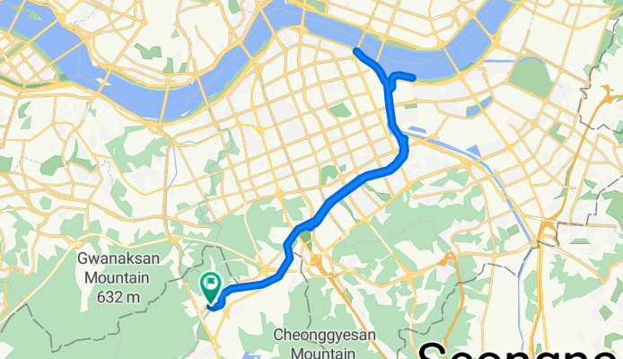 과천동, 과천시에서 양지마을1로, 과천시까지