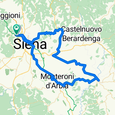 Via dell'Abbadia, Monteriggioni to Via dell'Abbadia, Monteriggioni