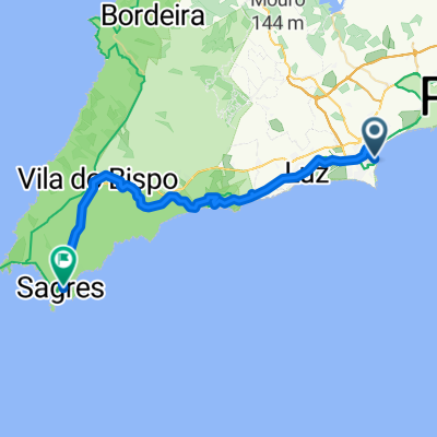 Avenida dos Descobrimentos, Lagos to Rua Cmdt Matoso, Sagres