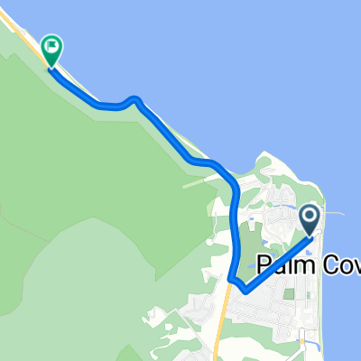 Palm Cove to Captain Cook Hwy, Ellis Beach