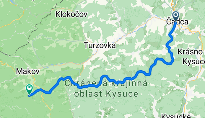 CA- Chot.kopec- Jakub.vrch- s. Semeteš- SKI Makov