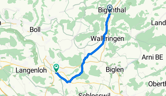 Küebiweg, Bigenthal nach Richigenstrasse, Worb
