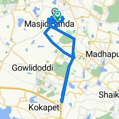 Raghavendra shelters to Main Road