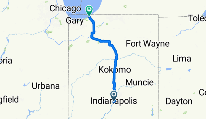 From Indianapolis to Michigan City