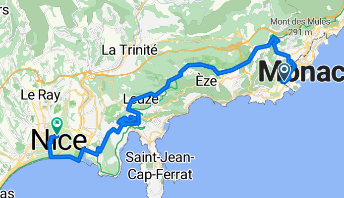 Avenue du Trois Septembre to Avenue Jean Médecin