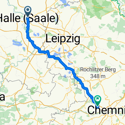 Von Halle (Saale) bis Limbach-Oberfrohna