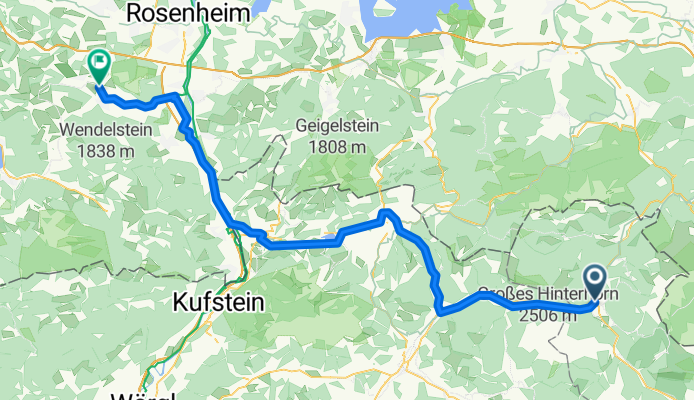 Von Lofer bis Bad Feilnbach