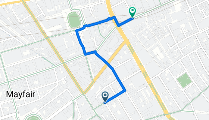 Burlington Arcade, London to Ramillies Street, London