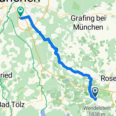 Von Bad Feilnbach bis Unterhaching