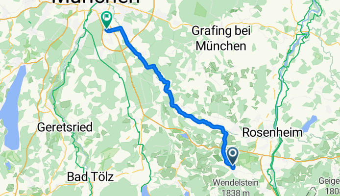 Von Bad Feilnbach bis Unterhaching