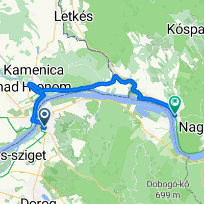 Széchenyi tér, Esztergom to Petőfi tér, Zebegény