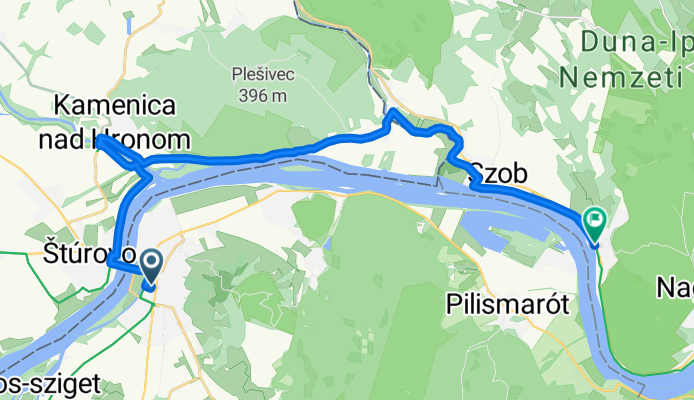 Széchenyi tér, Esztergom to Petőfi tér, Zebegény